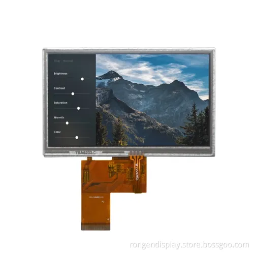 5 Inch TFT LCD Screen High Resolution 800X480 with Touch